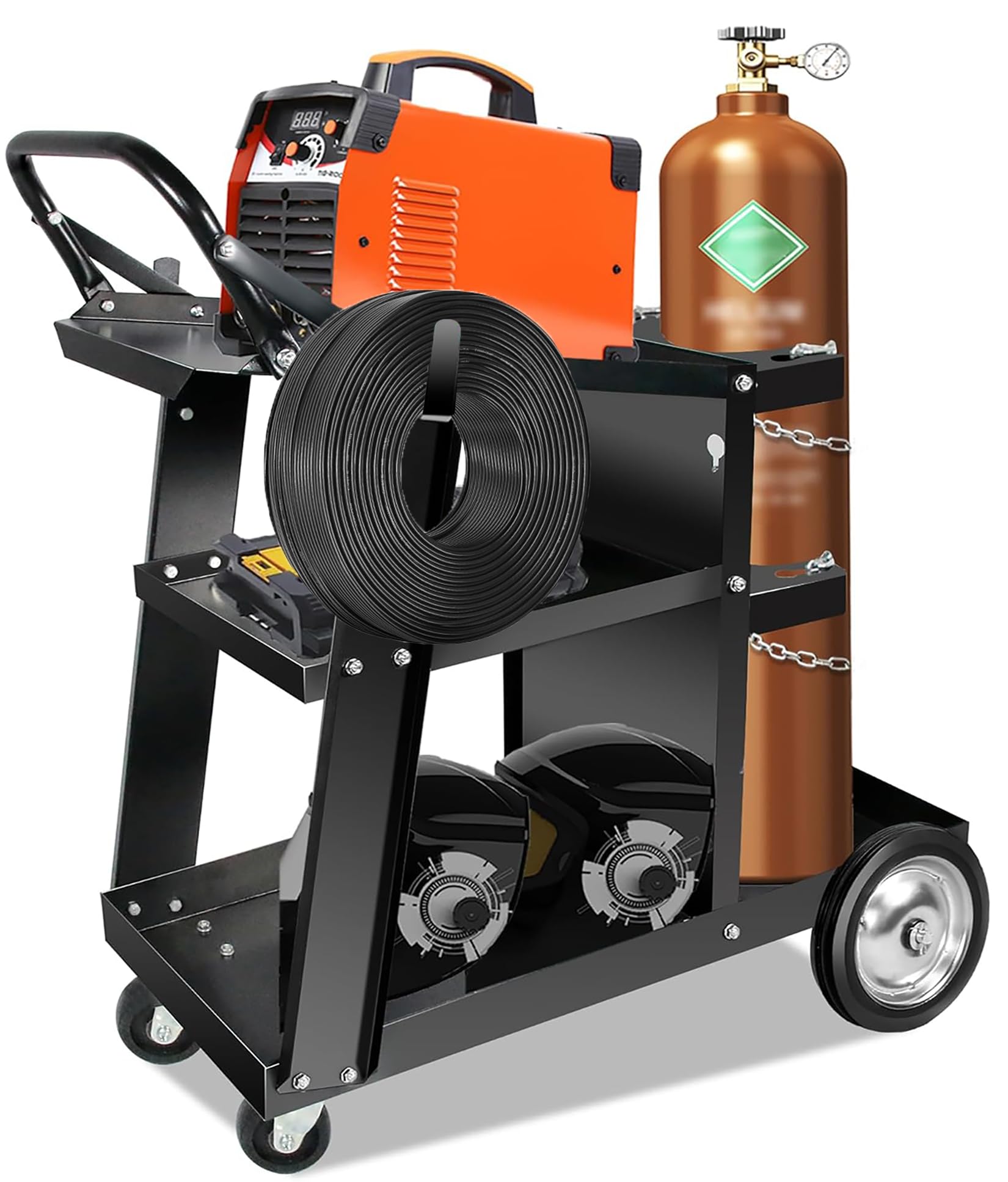 Amazon.com: ZIXNEXKOO Welding Cart Heavy Duty with 360 Swivel